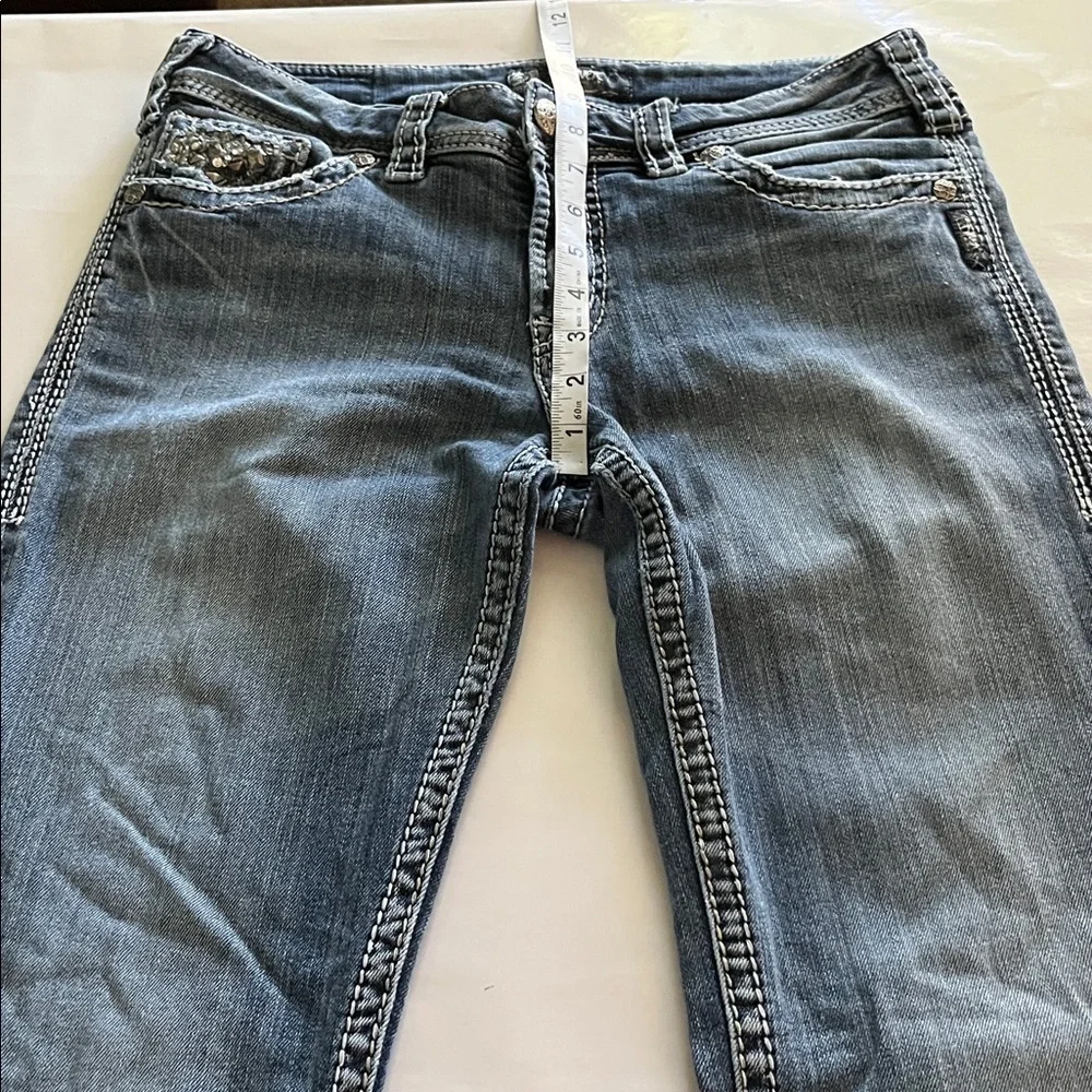 Silver Jeans front zipper